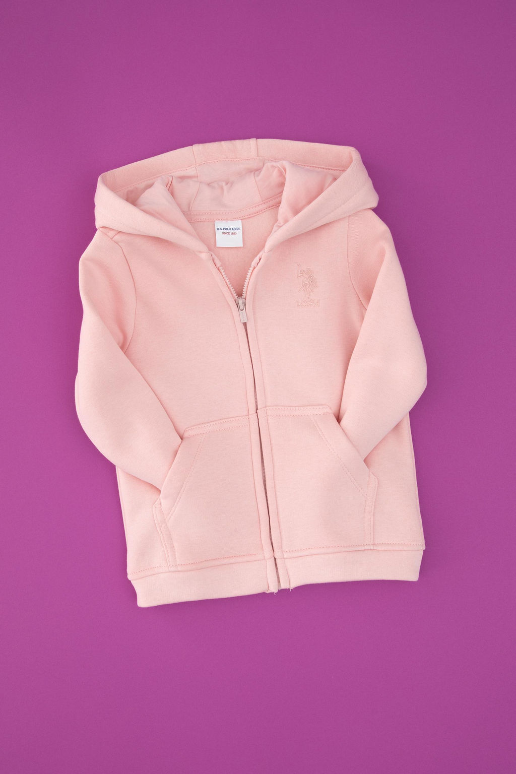K_z _ocuk Toz Pembe Basic Sweatshirt