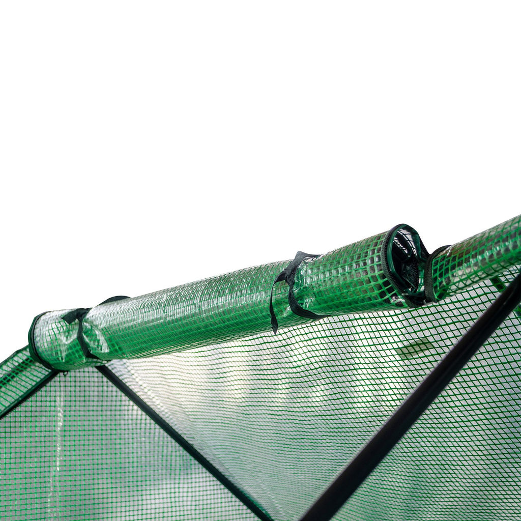 UGH-S31 L180 GREEN/GREEN Парник уличный, 180x90x90см. Металлическая труба в ПВХ, цвет зеленый. Тент из армированного полиэтилена 135г/м2, цвет сетки зеленый. TM ФитоЛето