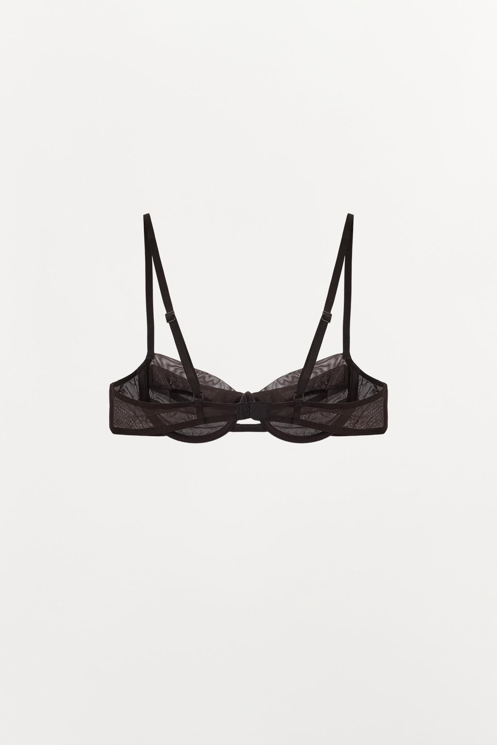 CONTRAST UNDERWIRED BRA WITH PLEATS - Zara фото 3
