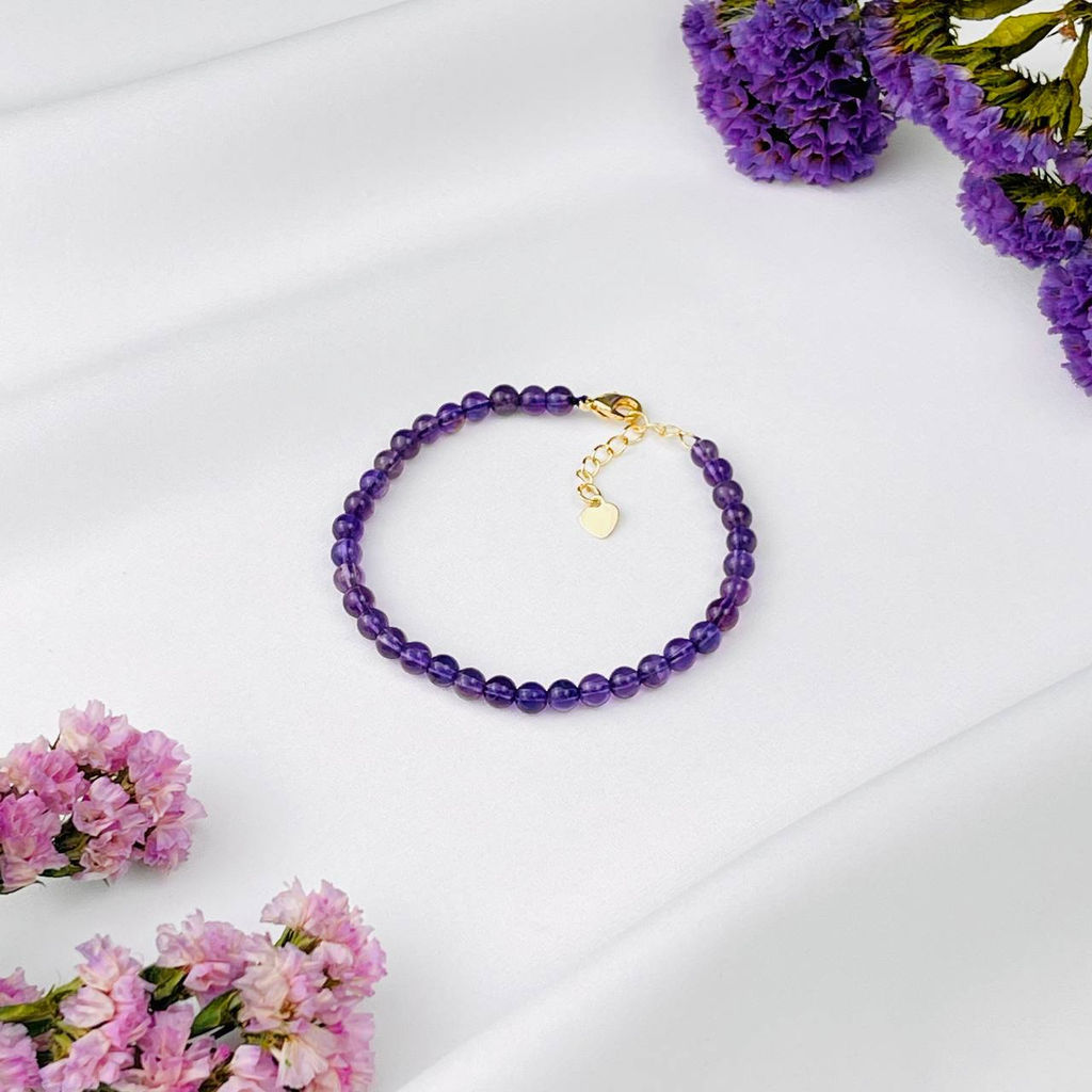 Браслет из Аметиста 16,5 см + - Радуга самоцветов фото 2