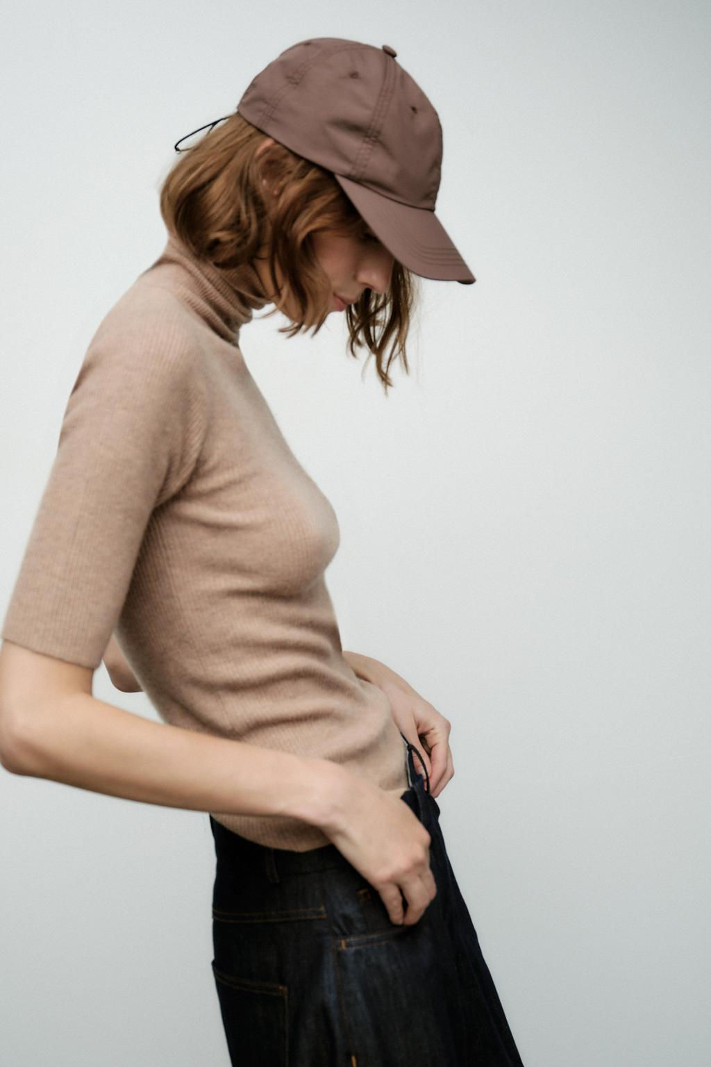 HIGH NECK KNIT TOP - Zara фото 9