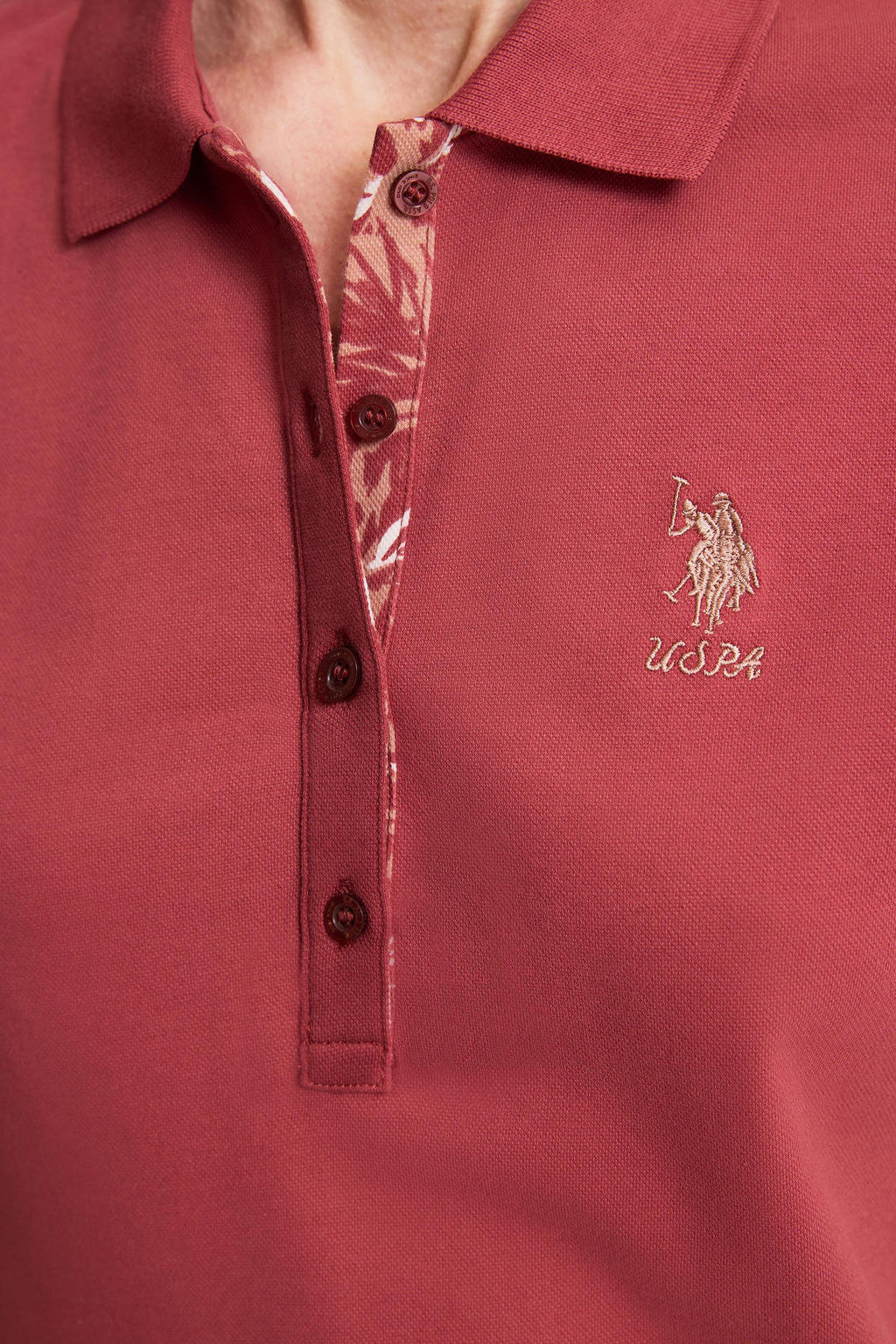 Kad_n Fu_ya Polo Yaka Basic Ti__rt