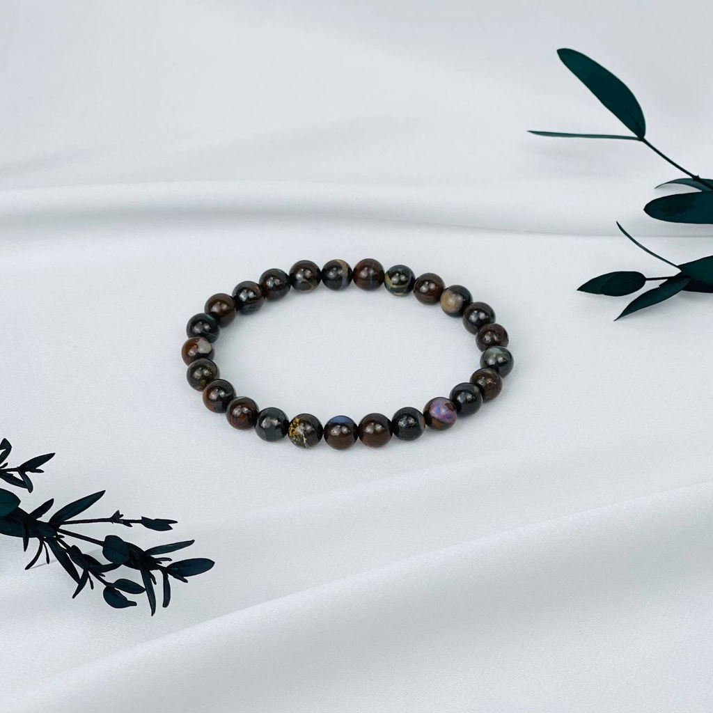 Браслет из древесного Опала 18 см