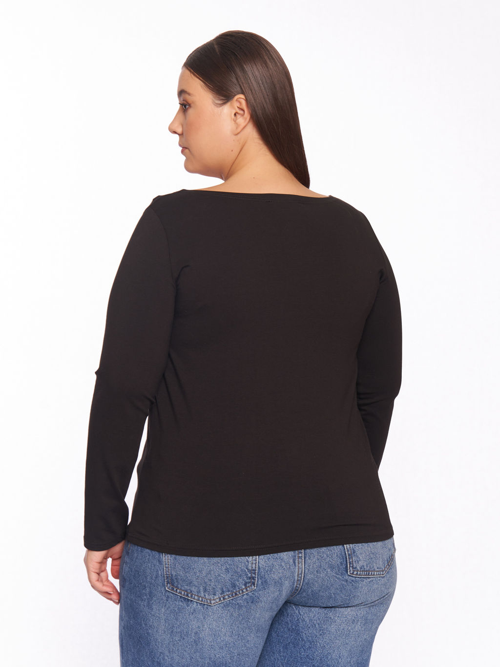 Лонгслив оверсайз BL17002BLK01