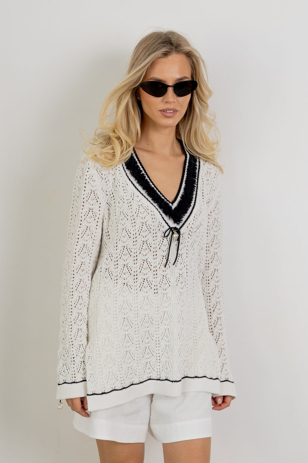 SS-2645 джемпер женский молоко