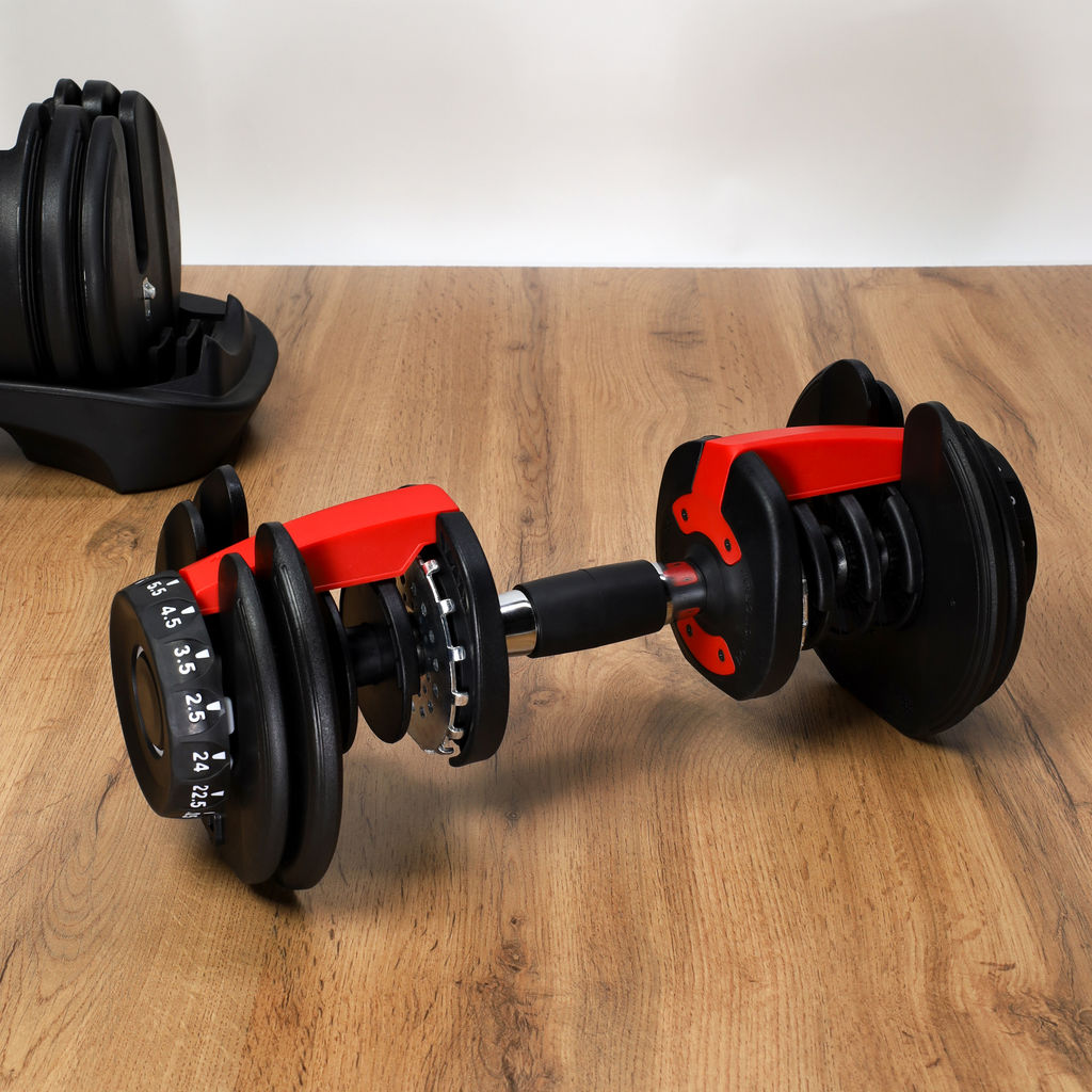 Гантель разборная Woohooo Elite Power со ступенчатой регулировкой / 15 позиций от 2,5 -24 кг / черный - ГалеонТрейд фото 9