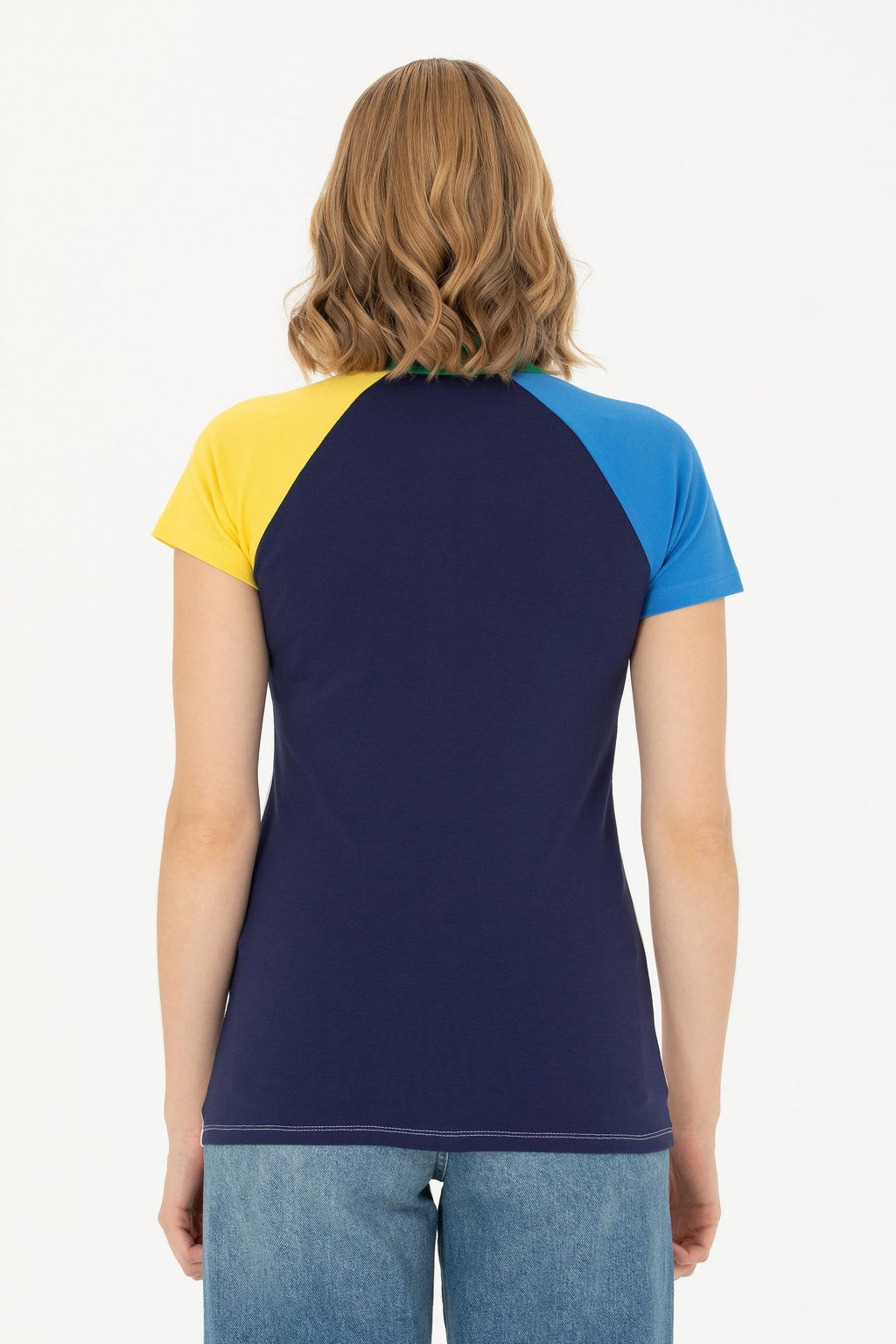 Kad_n Beyaz Polo Yaka Ti__rt - U.s. polo assn фото 5