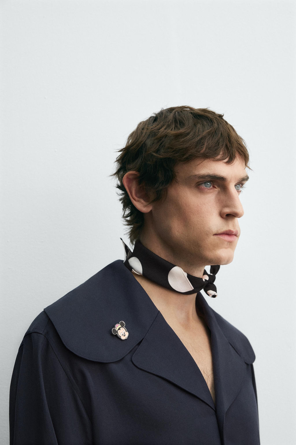 FLOWING SHIRT WITH PETER PAN COLLAR HARRY LAMBERT FOR ZARA X DISNEY  фото 6