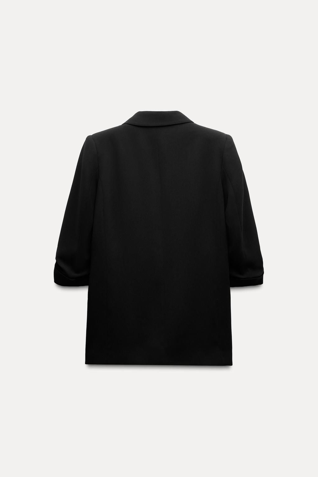BLAZER WITH ROLLED-UP SLEEVES - Zara фото 6
