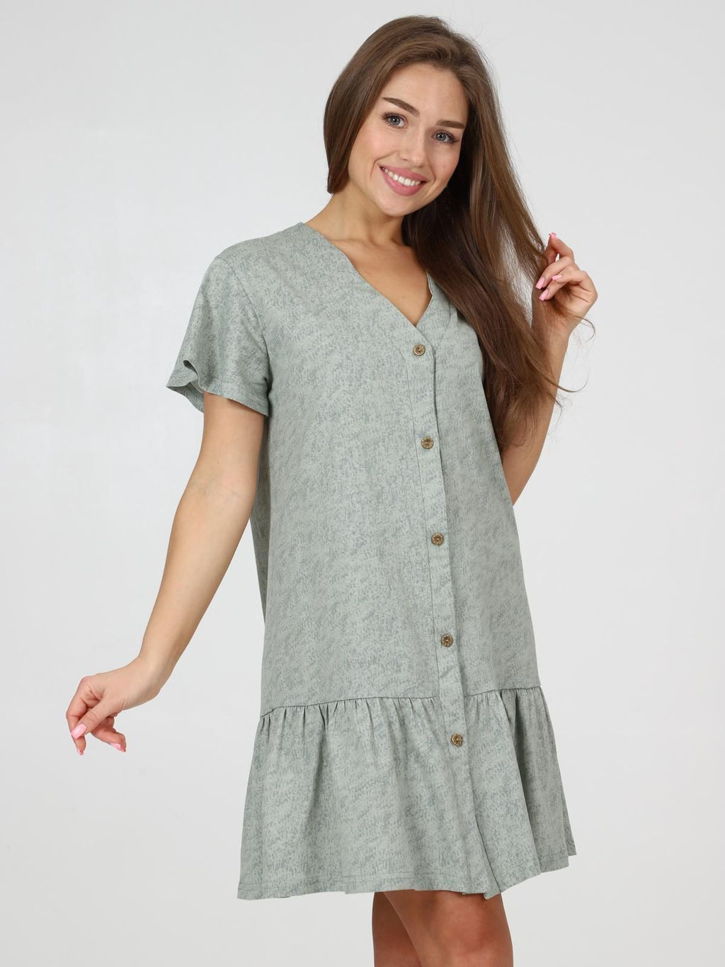 IV-CAPRIZ Дафни - платье хаки  фото 5