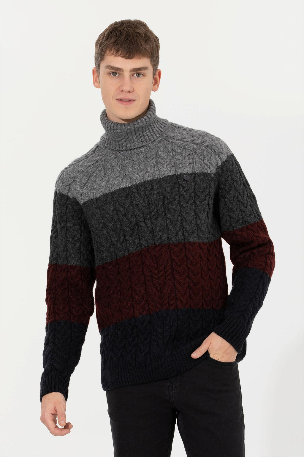 U. S. Polo Assn Мужской темно-синий свитер - U.s. polo assn фото 7