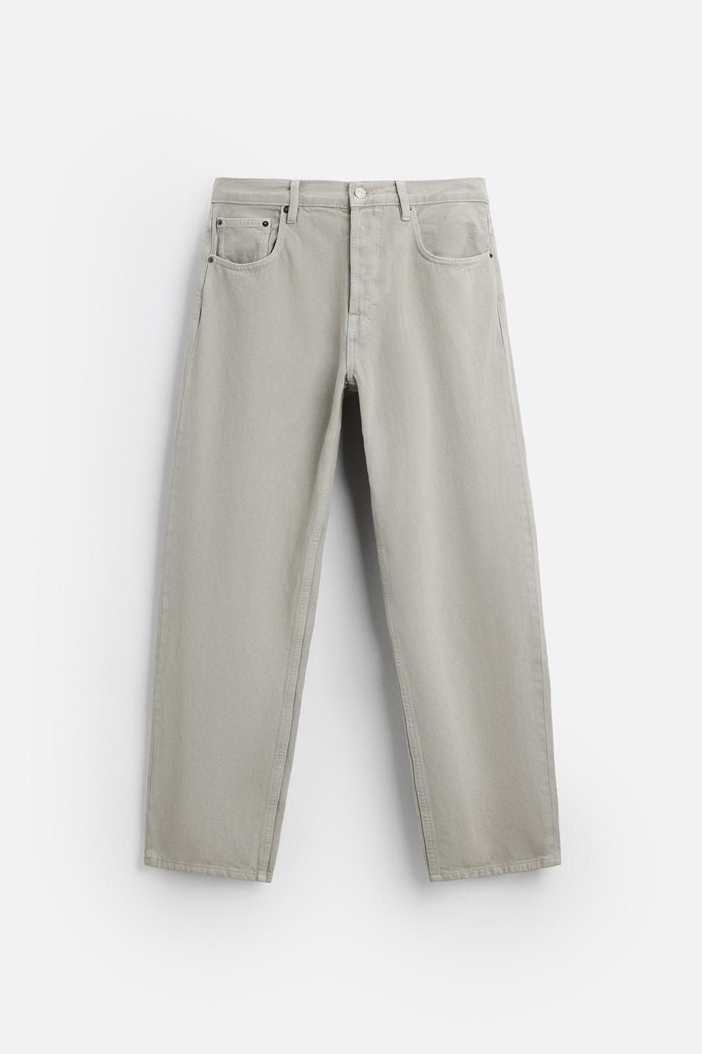 FLORAL PRINT STRAIGHT-LEG JEANS - Zara фото 6