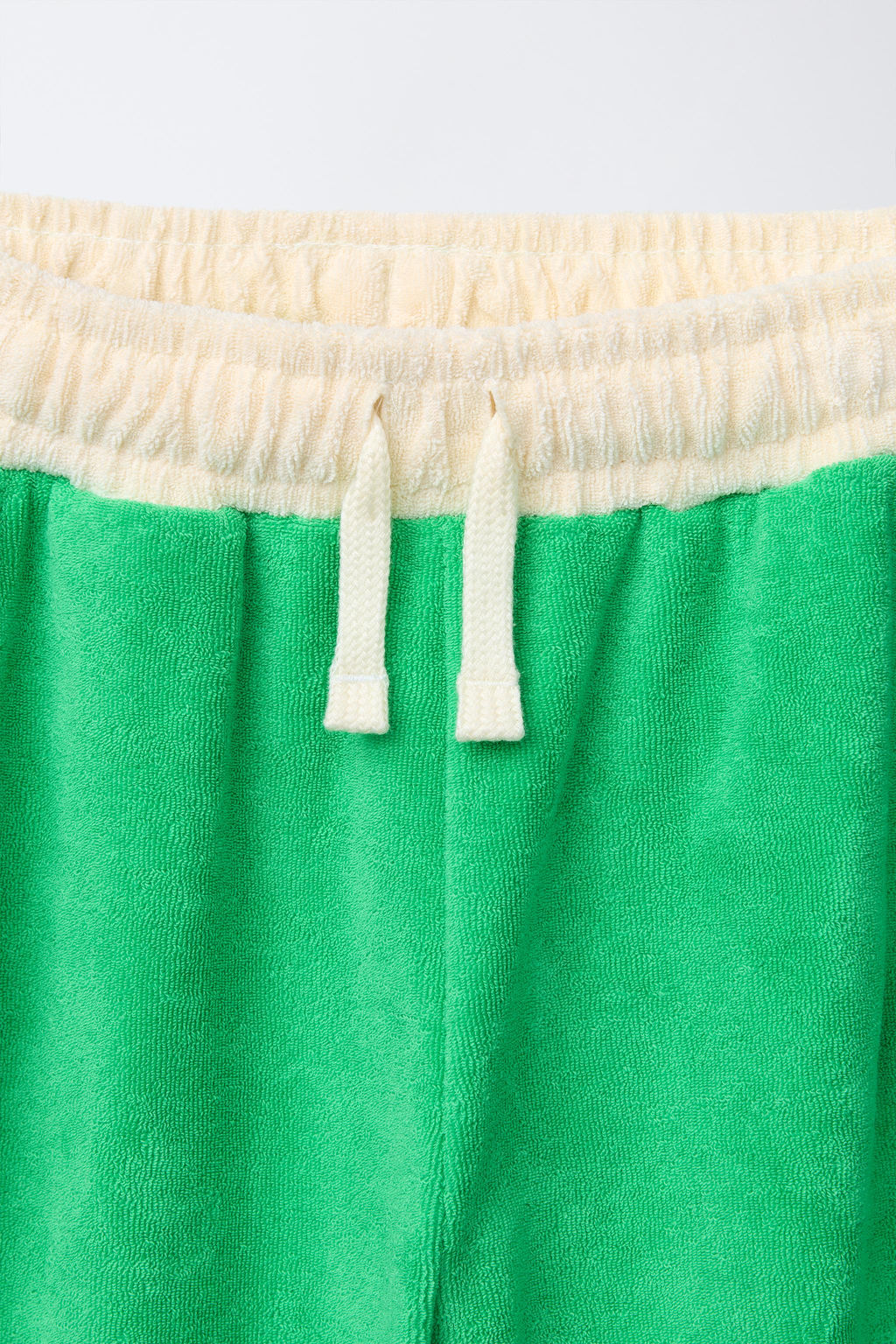 TOWELLING WIDE-LEG TROUSERS - Zara фото 3