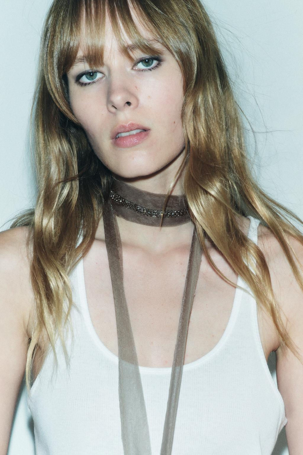 JEWELLED TULLE CHOKER - Zara фото 2