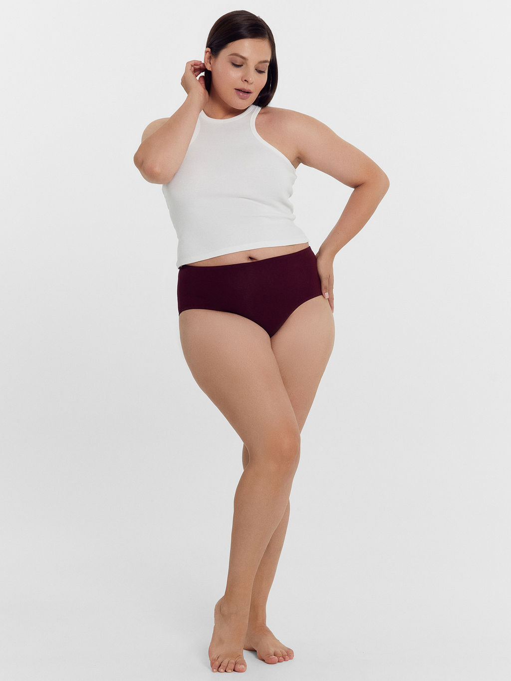 Цена за 2 штуки! Трусы женские макси красного цвета - Mark formelle фото 3