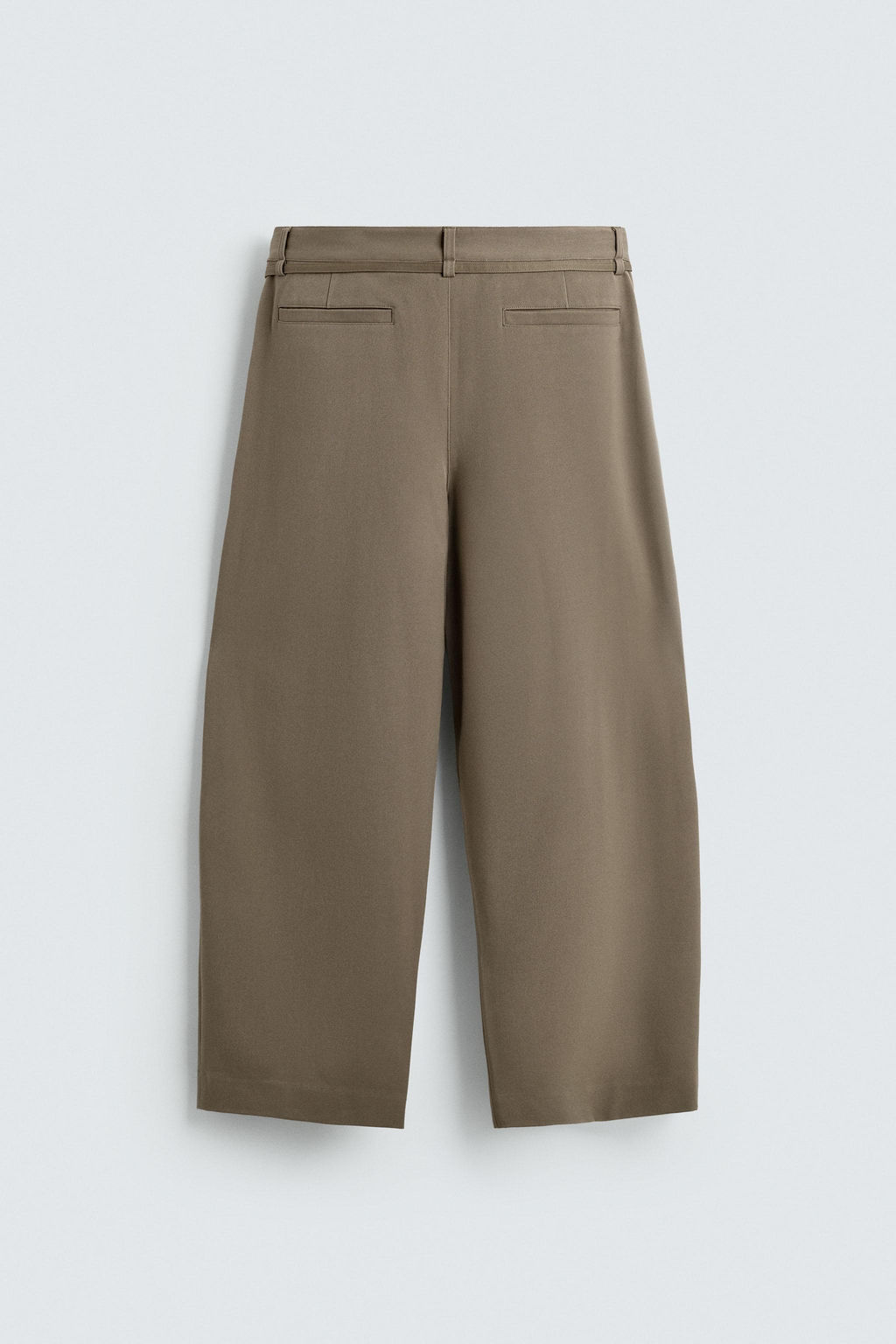 BALLOON FIT TROUSERS WITH PLEATS AND BELT - Zara фото 20