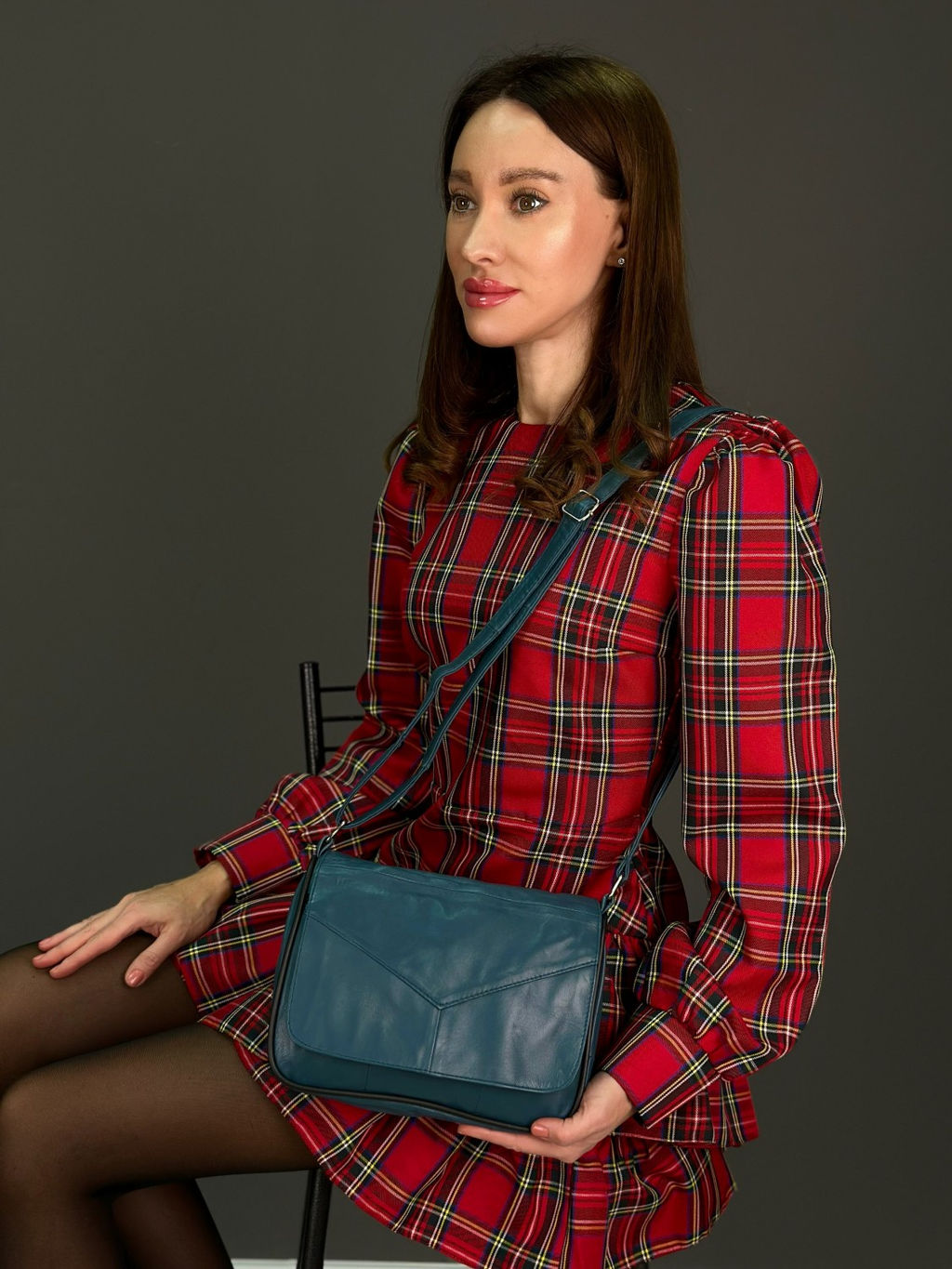 Сумка женская из телячьей кожи