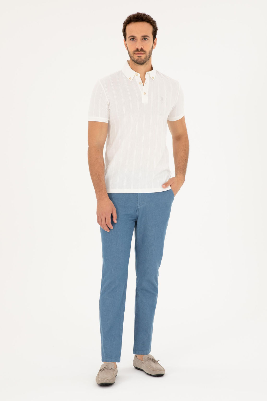 U. S. Polo Assn / Мужские джинсовые брюки цвета индиго - U.s. polo assn фото 7