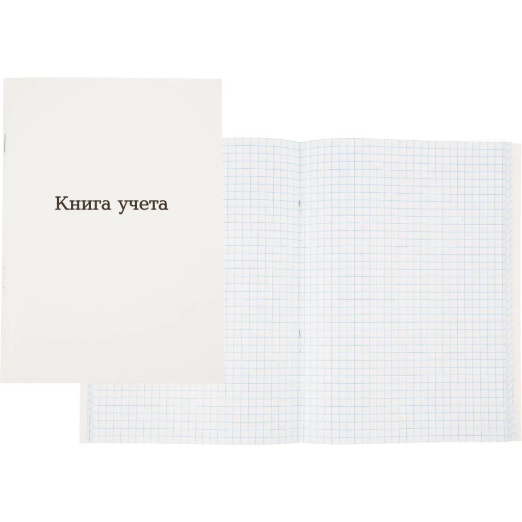 Книга учета Attache А5 96л клетка офсет картон мел. скоба  фото 2