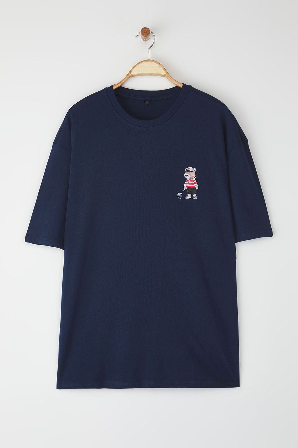TRENDYOL MAN Siyah Unisex Regular/Normal Kesim Ay?c?k Bask?l? %100 Pamuklu T-Shirt TMNSS25TS00161 - Trendyolmilla фото 23