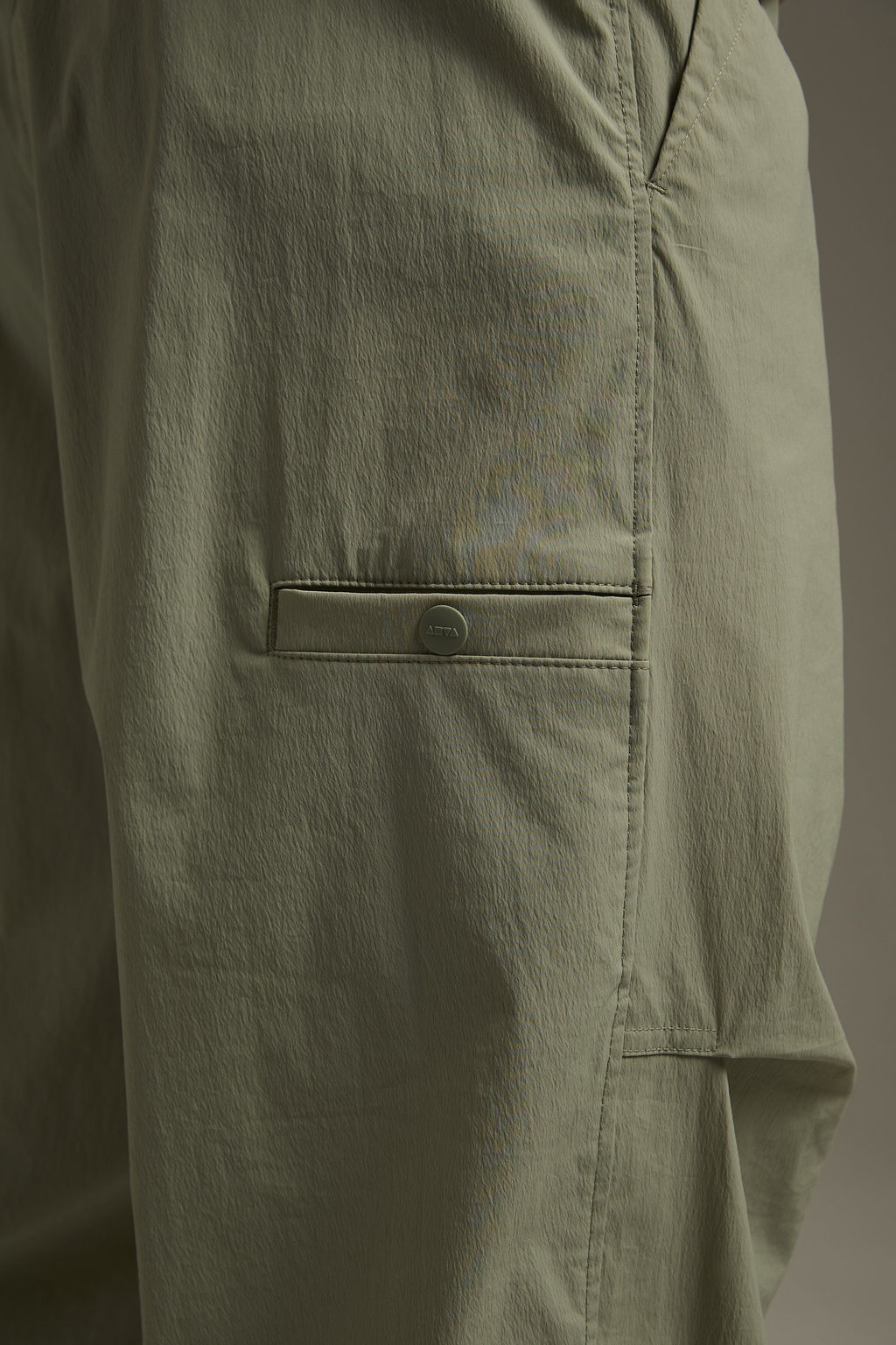 Брюки текстильные Серо-зеленый - Anta фото 10