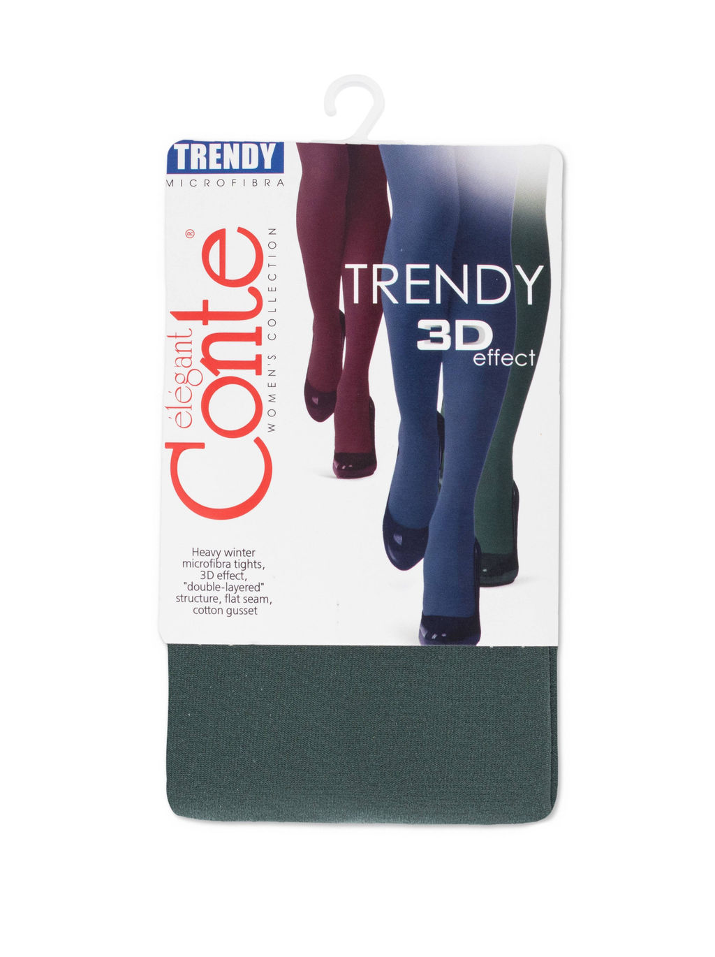 Колготки теплые CONTE Плотные колготки TRENDY 150 opal green - Conte elegant фото 3