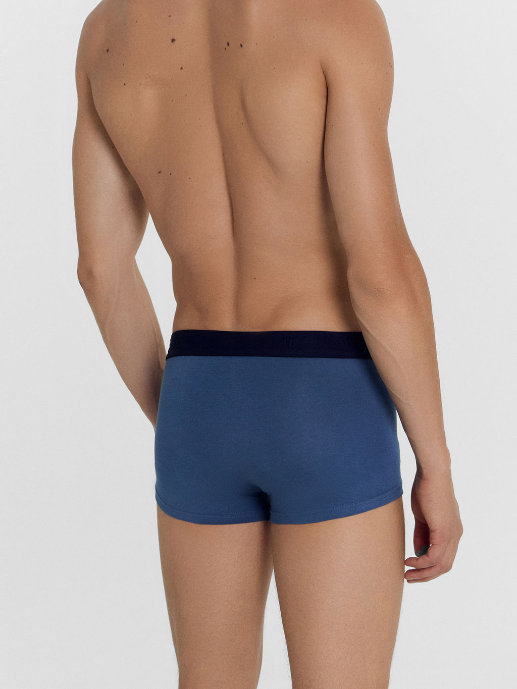 Трусы мужские боксеры мультипак (2 шт.) в сине-серых оттенках ночь +шторм5 411188-2 - Mark formelle фото 4