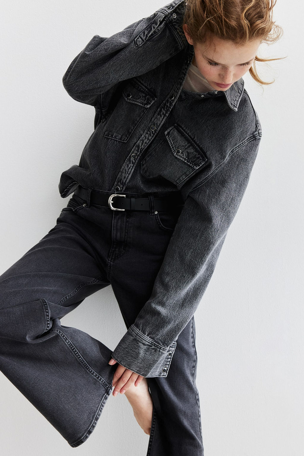 Wide High Jeans - H&m фото 2