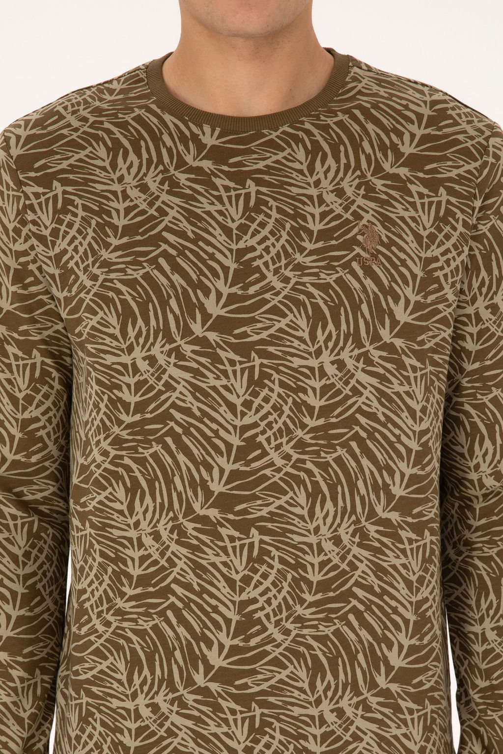 Erkek Haki Sweatshirt - U.s. polo assn фото 6