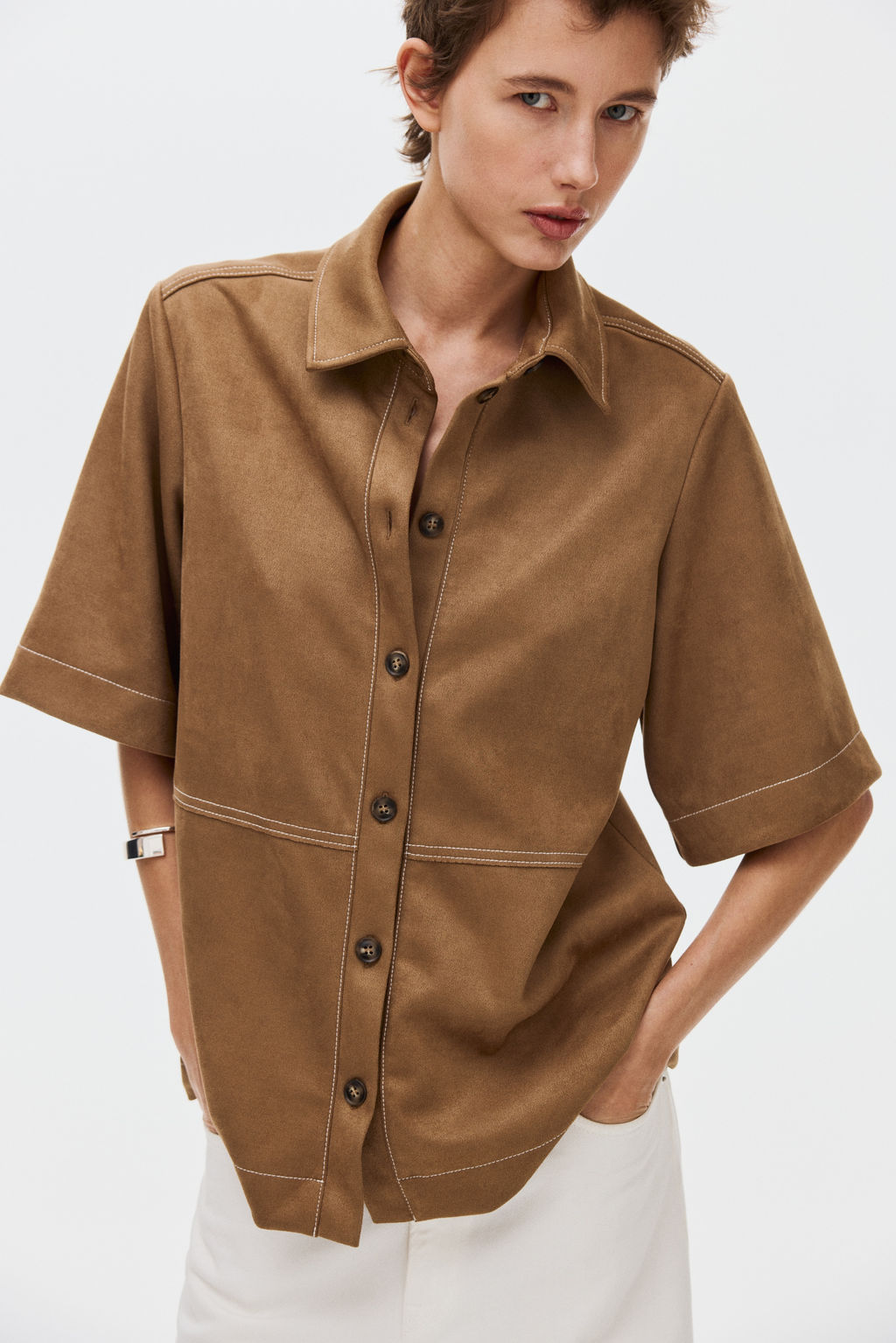 Camisa de manga corta - H&m фото 2