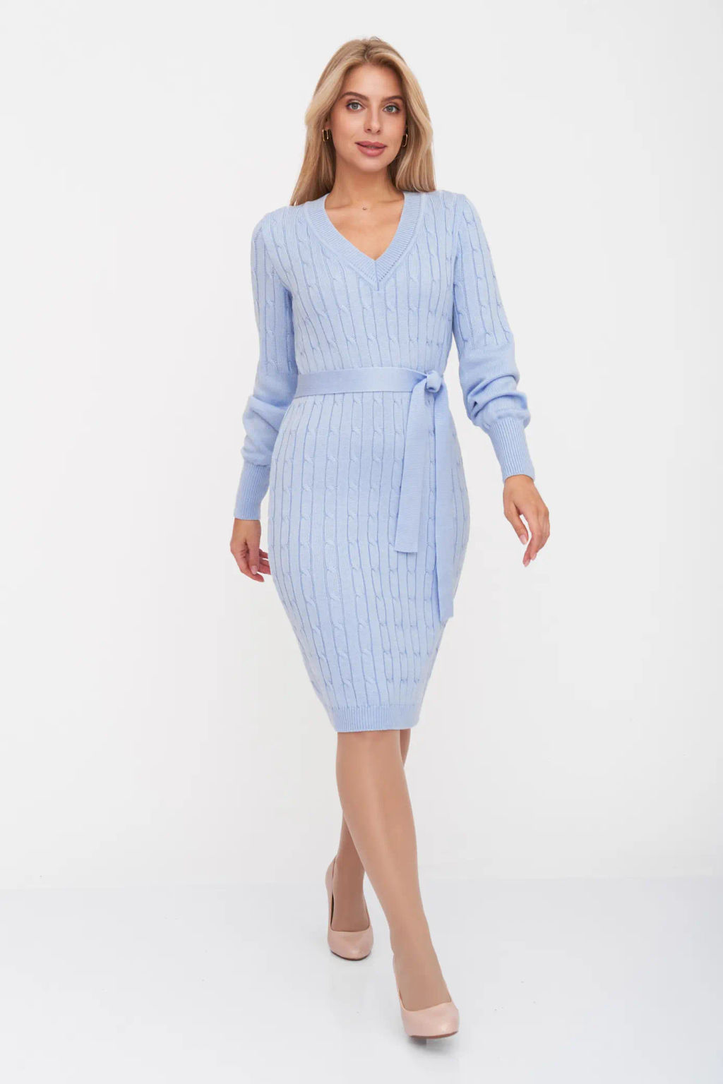 ЗЛАТА Платье М 2991/голубой