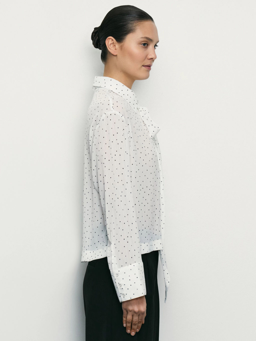 Блуза с бантом / Zarina фото 4