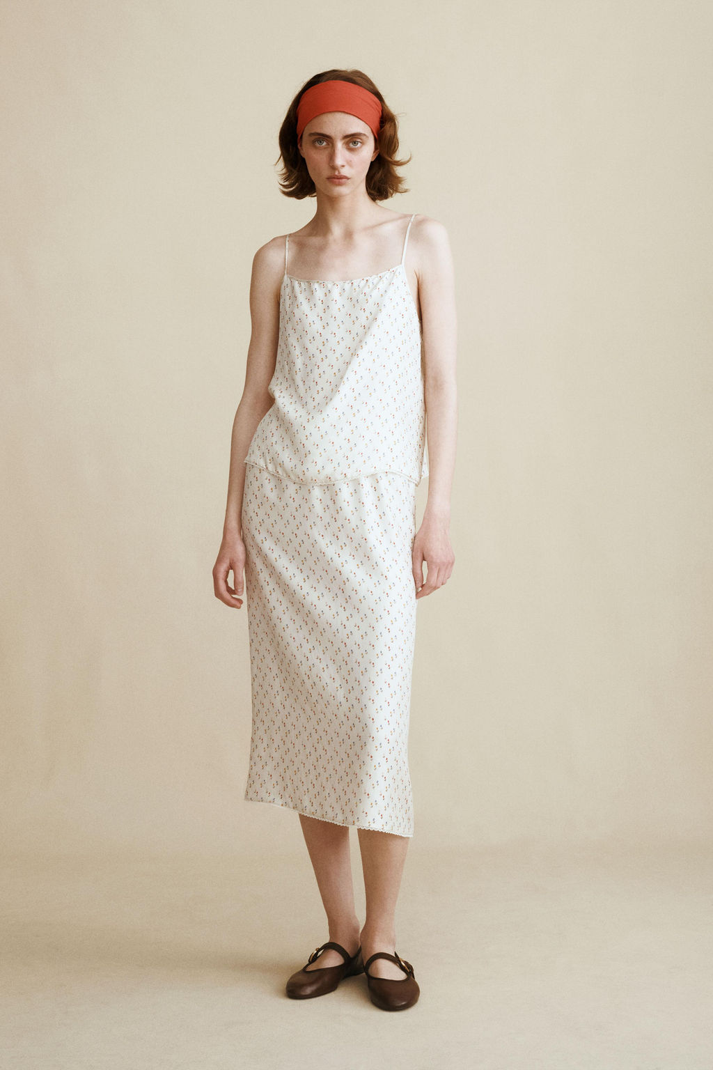 FALDA SEDA 100% CREATED BY CARAMEL LONDON X ZARA / Estampado