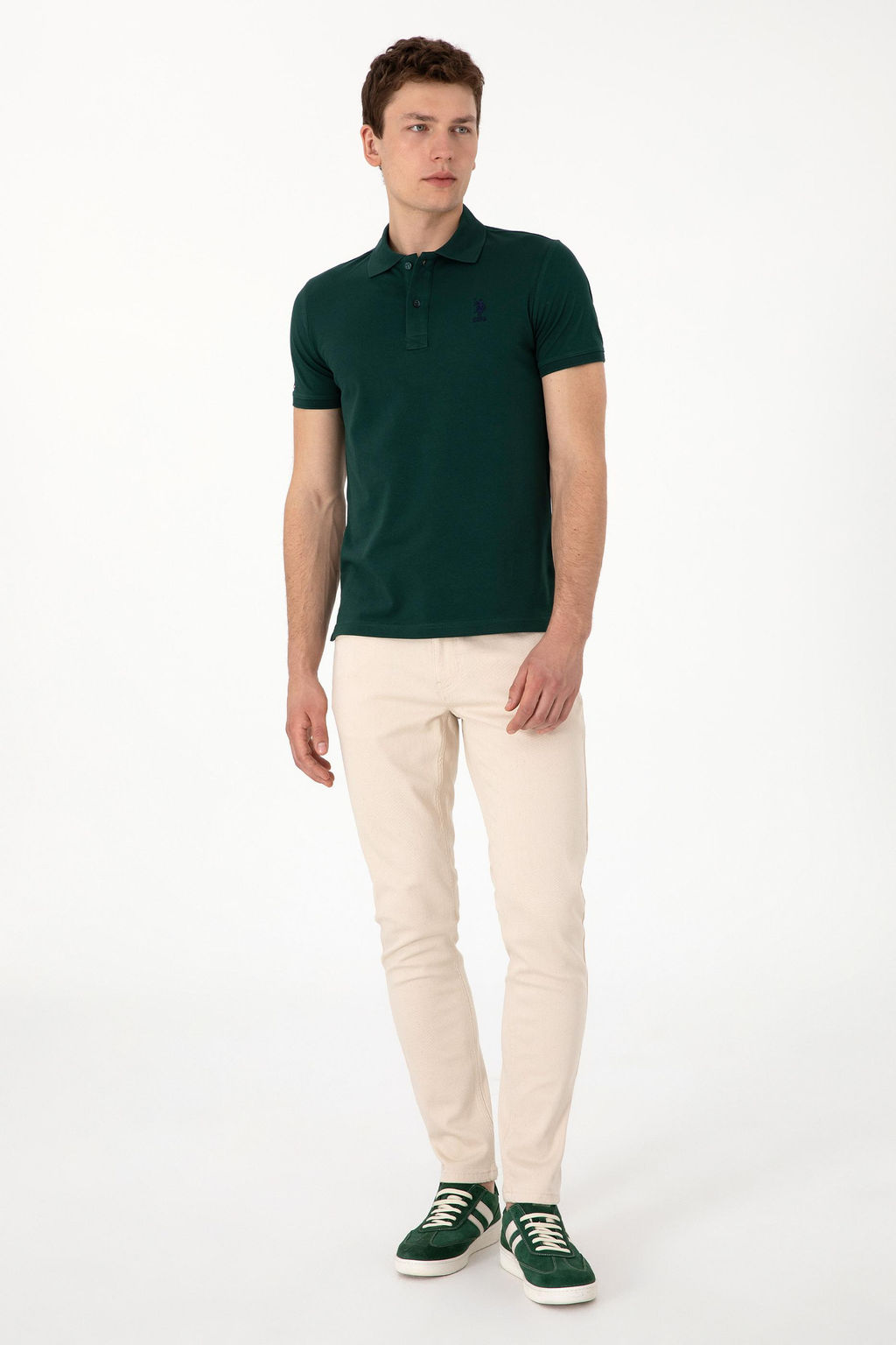 Erkek Bej Slim Fit Jean Pantolon Sepette S_rpriz _ndirim