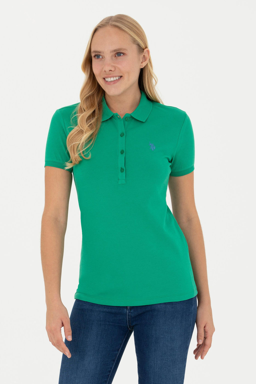 Женская зеленая футболка - U.s. polo assn фото 8