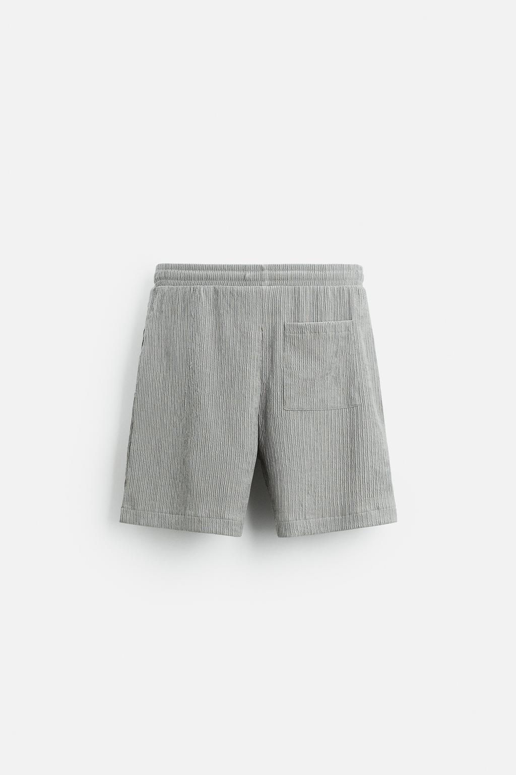RELAXED FIT JACQUARD BERMUDA SHORTS - Zara фото 38