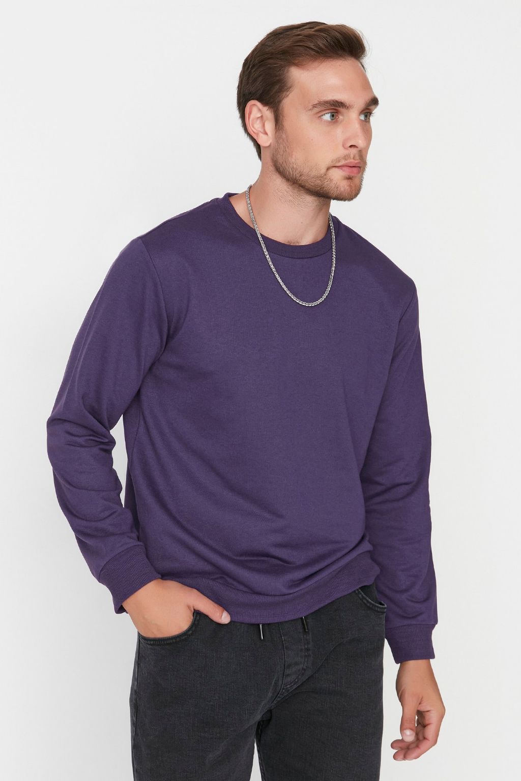 TRENDYOL MAN Haki Regular/Normal Kesim Uzun Kollu Sweatshirt TMNAW20SW0164 - Trendyolmilla фото 18