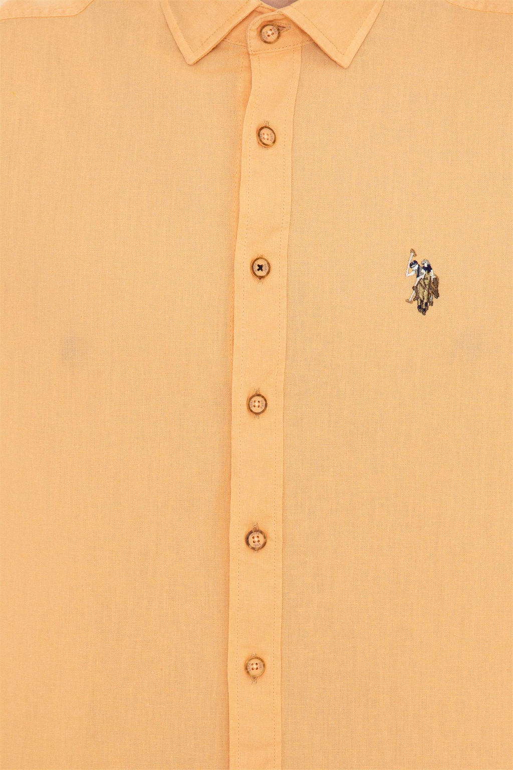 -50% Рубашка мужская оранжевая Uzunkol Basic - U.s. polo assn фото 13