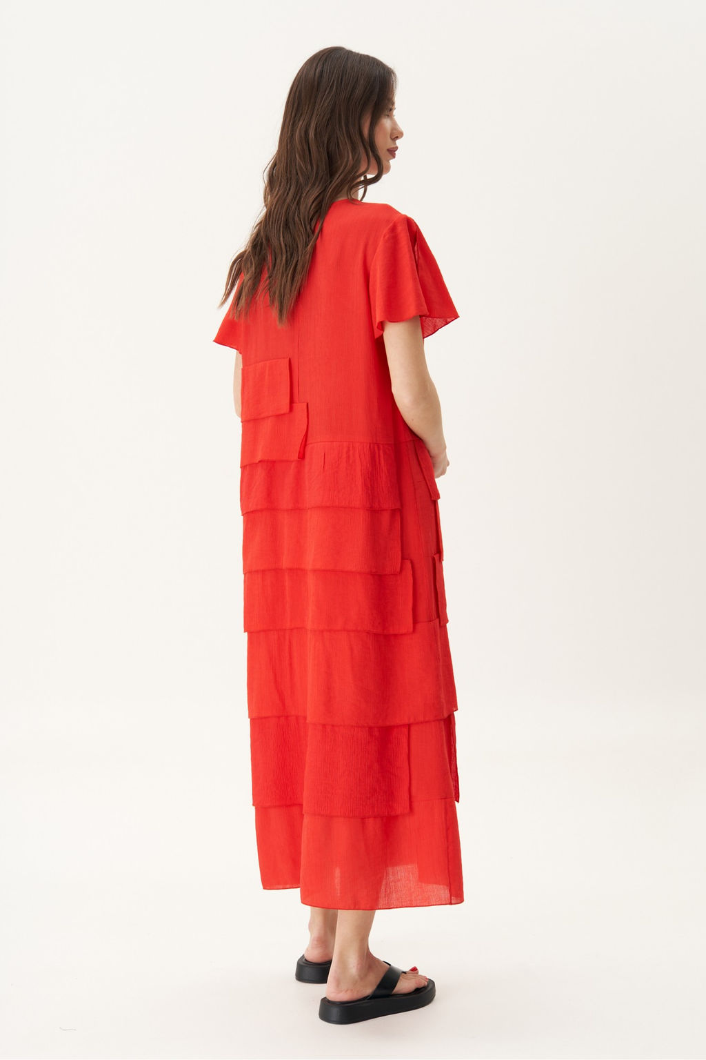 Платье 4797 апельсин - Fantazia mod фото 3