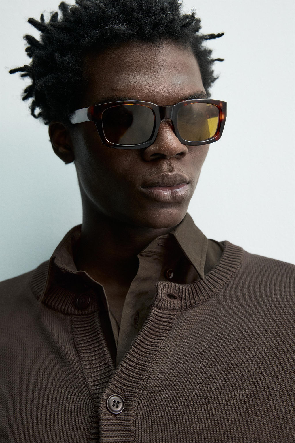 C?RDIGAN REGULAR FIT ALGOD?N / Marr?n - Zara фото 5