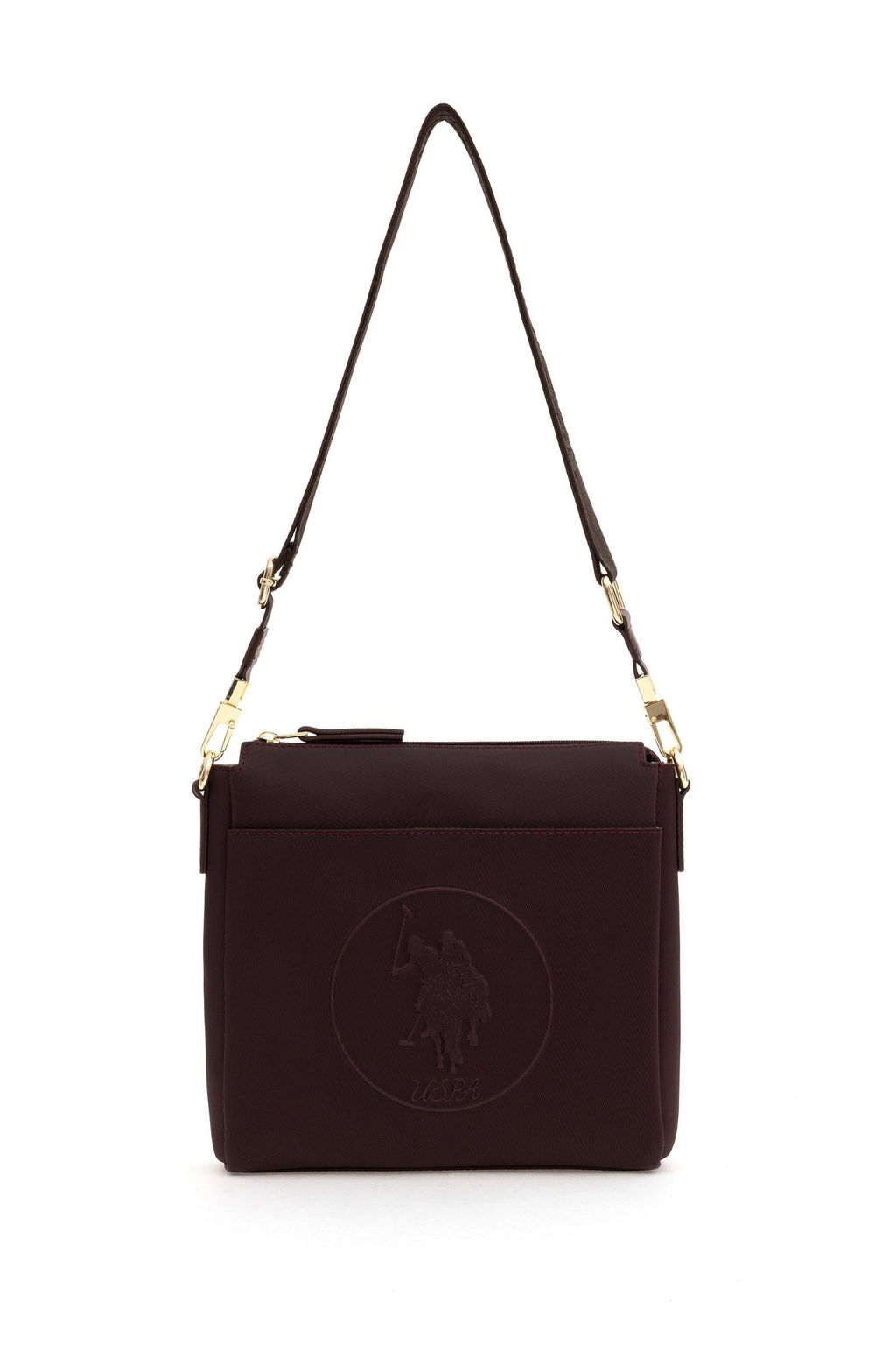 Женская сумка через плечо сливового цвета Неожиданная скидка в корзине - U.s. polo assn фото 6