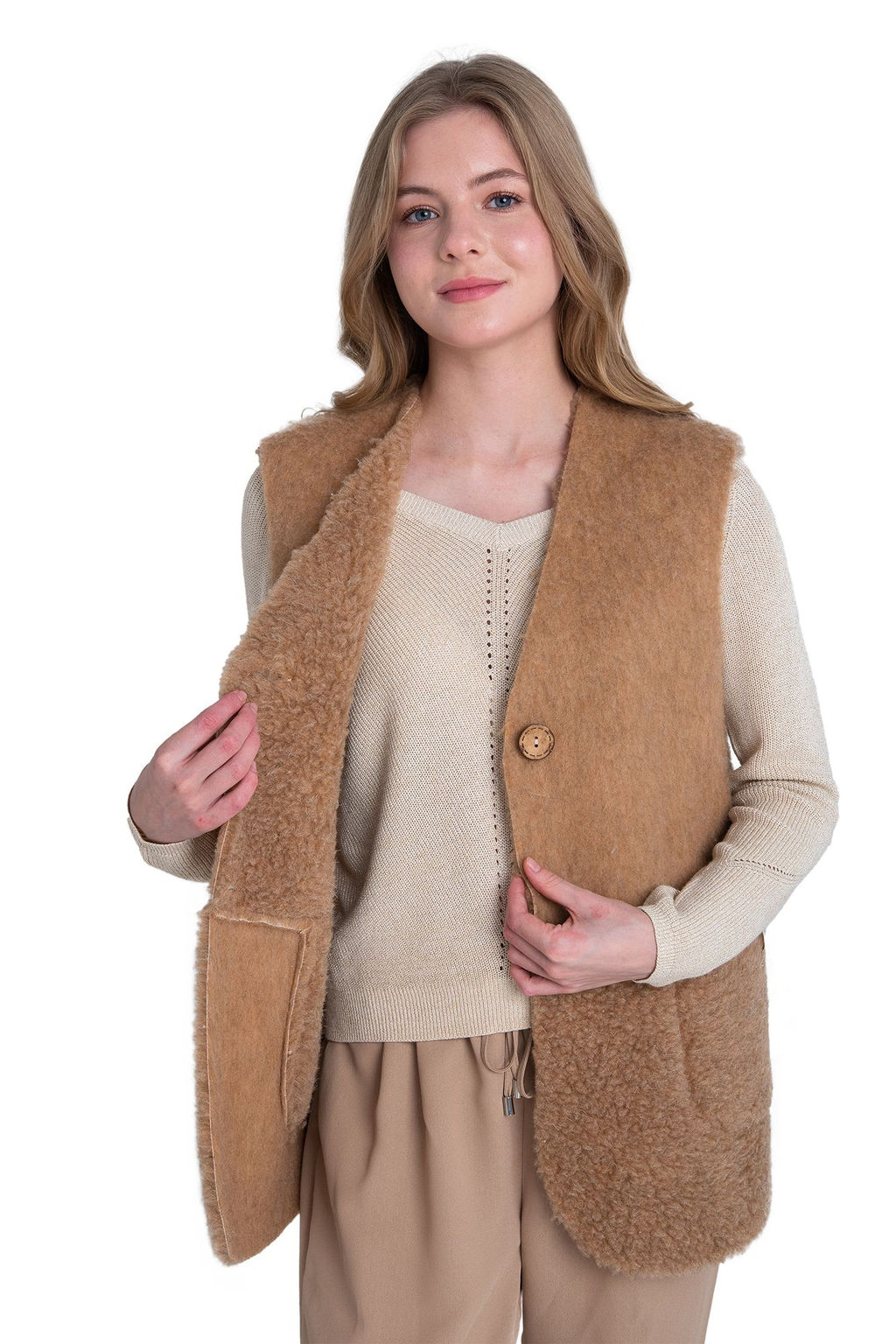 Жилет женский Комфорт - Woollamb фото 12