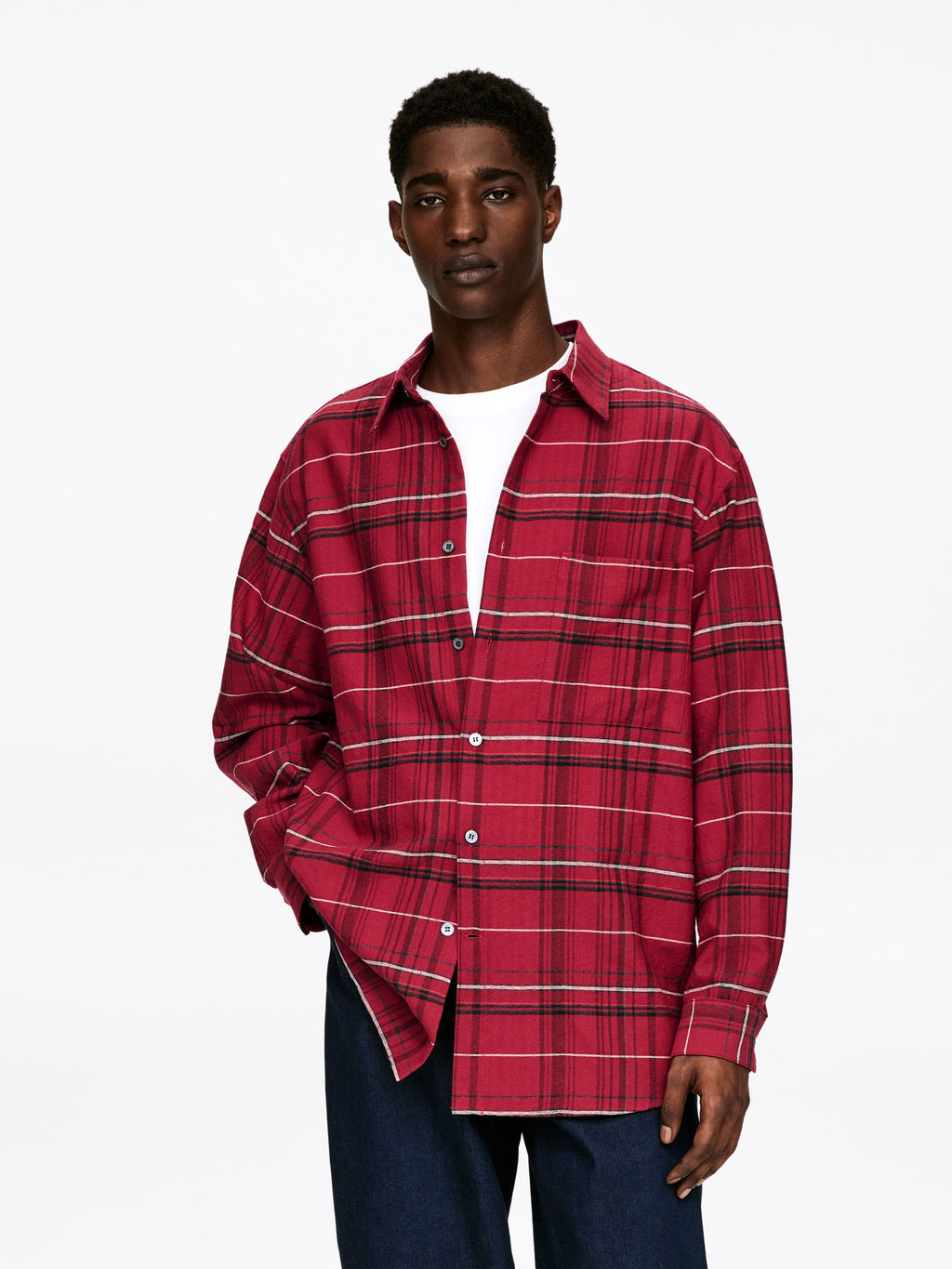 Camisa de franela informal - H&m фото 2