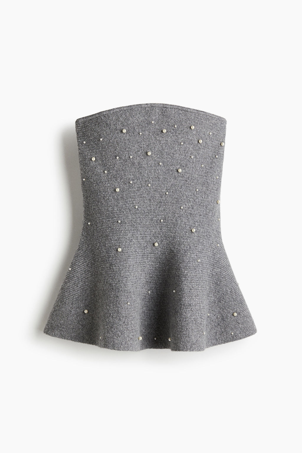 Top bandeau con cuentas decorativas - H&m фото 2