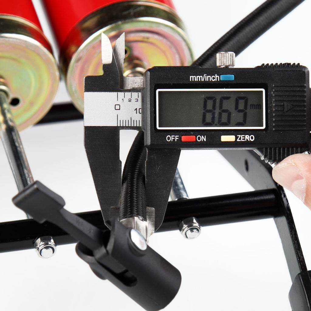 Насос ножной с манометром COMIRON FUJIN 2, стальной корпус, два поршня 55*110мм., вес 1,2 кг. /уп 10/ - Галеонтрейд фото 24