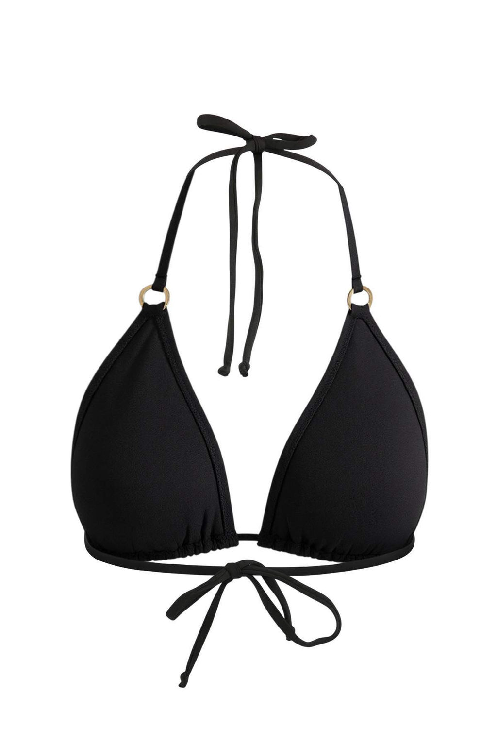 Siyah Ucgen Kapl? Aksesuarl? Bikini Ustu TBESS24BU00157