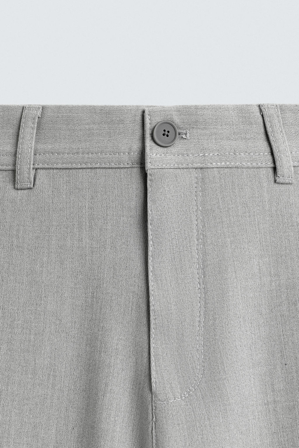 PANTAL?N CHINO ESTRUCTURA CONFORT / Gris perla - Zara фото 3