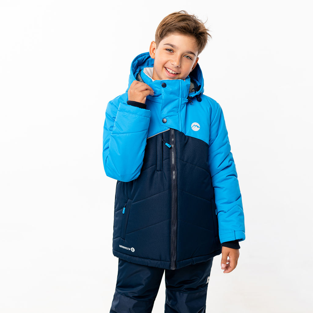 RODOS Утеплённый костюм для мальчика зима М-228д Синий/Васильковый  фото 211