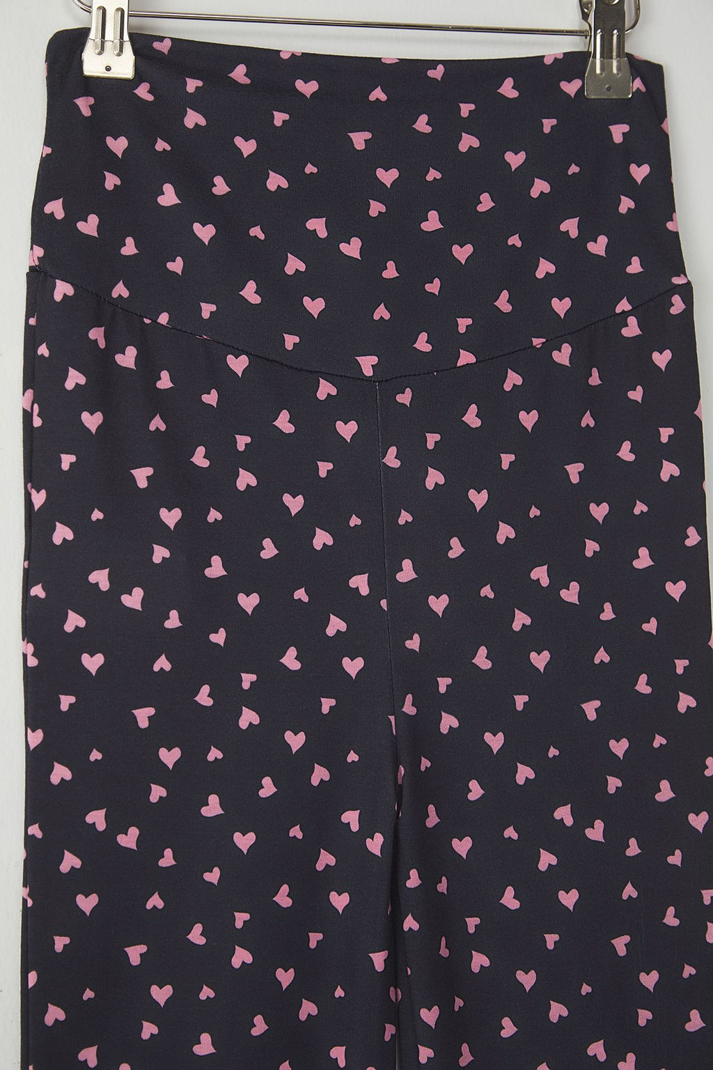Siyah Pembe Kalpli K?z Cocuk Flare Bask?l? Orme Tayt TKDSS25TA00012 - Trendyolmilla фото 2