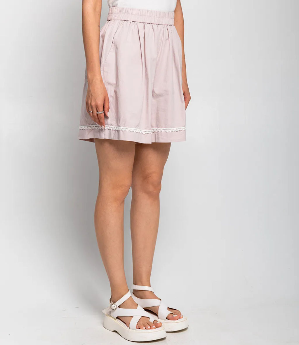 Шорты #КТ2579, пудровый